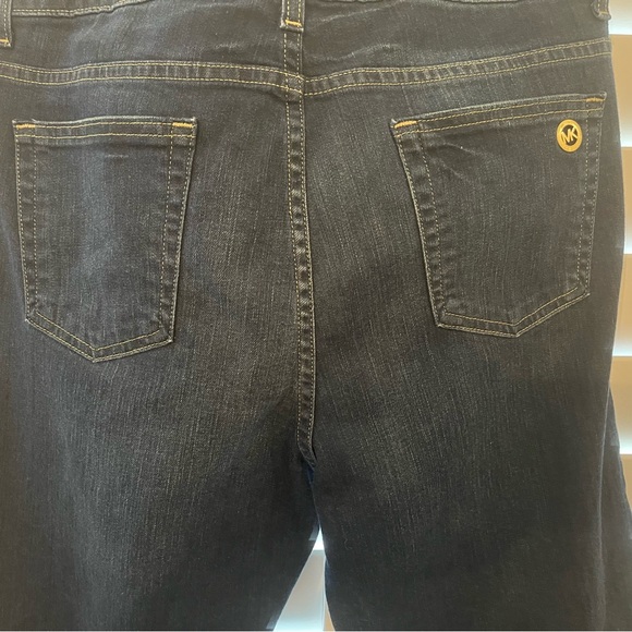 MICHAEL Michael Kors STELLAR WASH CROPPED JEANS Sz 12 - Picture 3 of 12